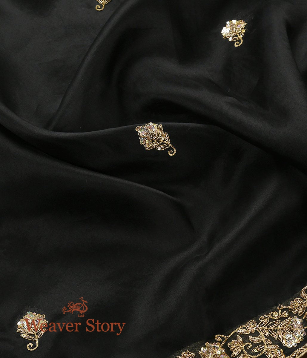 Black_Zardozi_Teen_Patti_Dupatta_WeaverStory_05