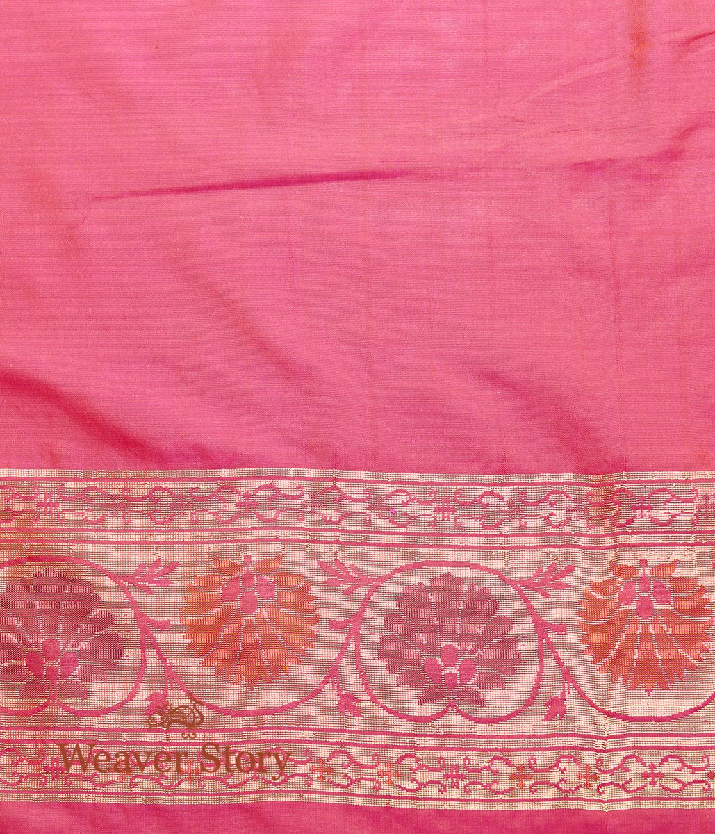 Handloom_Pink_Banarasi_Patola_Saree_with_Meenakari_WeaverStory_05