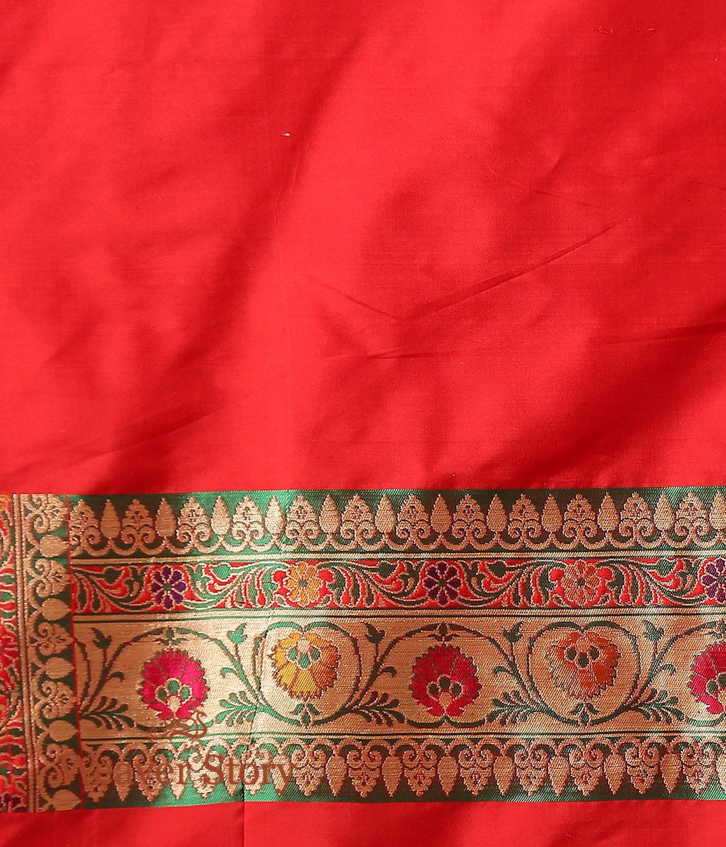 Handwoven_Red_Meenakari_Patola_Saree_WeaverStory_05