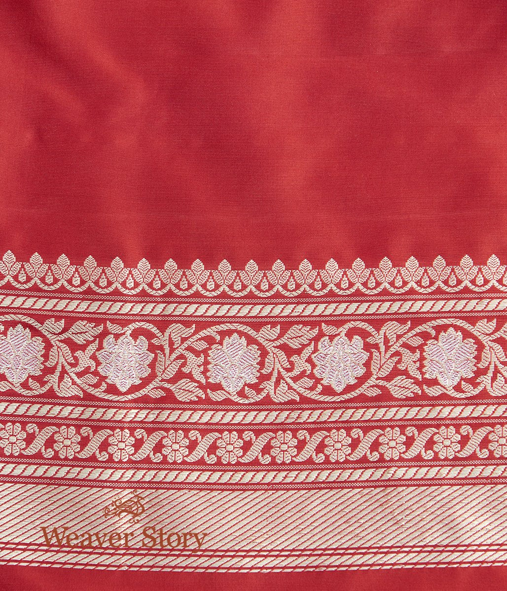 Handwoven_Red_Sona_Rupa_Kadhwa_Jangla_Saree_WeaverStory_05