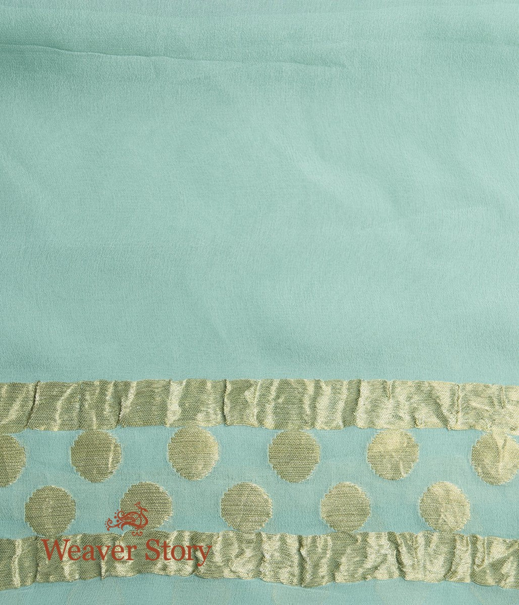 Handloom_Light_Blue_Sona_Rupa_Banarasi_Georgette_Saree_WeaverStory_05