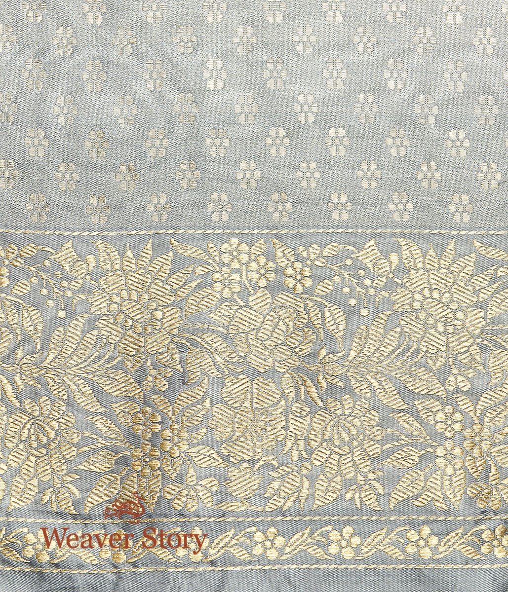 Handloom_Pink_Kora_Silk_Saree_with_Contrast_Floral_Border_WeaverStory_05
