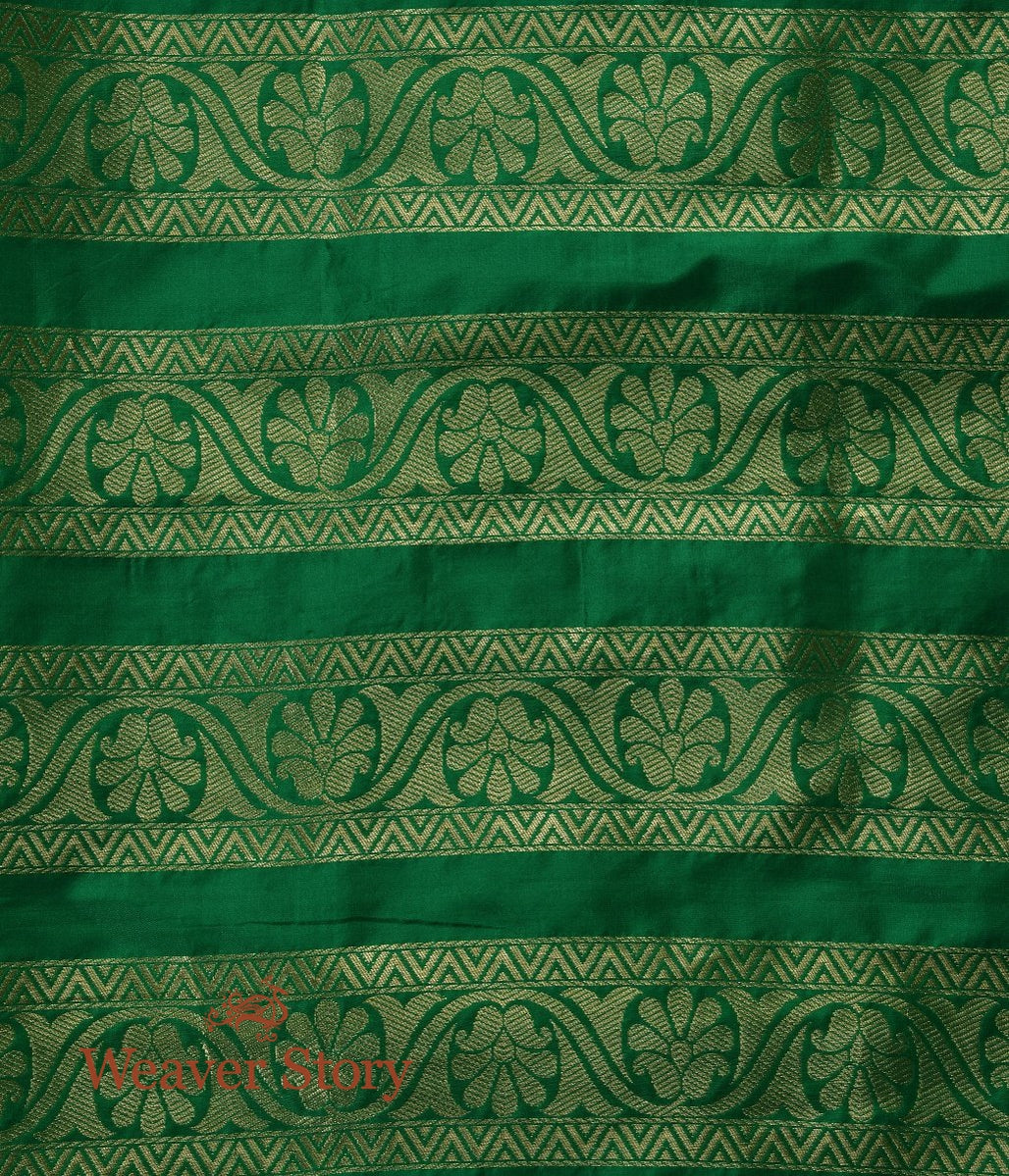 Handloom_Green_Cutwork_Kalidar_Jaal_Katan_Silk_Banarasi_Lehenga_WeaverStory_06