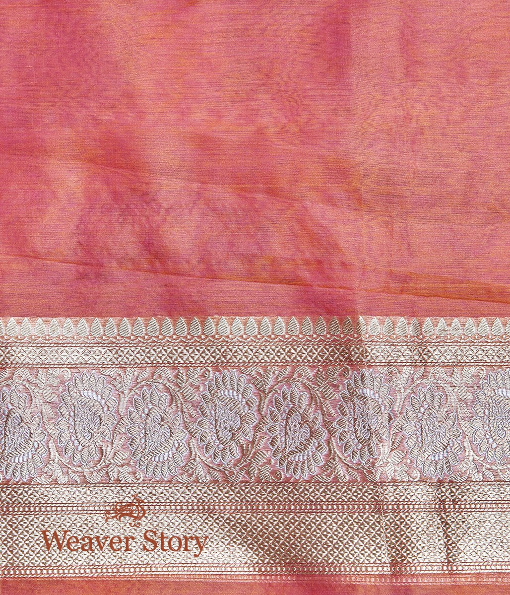 Handwoven_Orange_and_Pink_Kadhwa_Boota_Banarasi_Saree_WeaverStory_05
