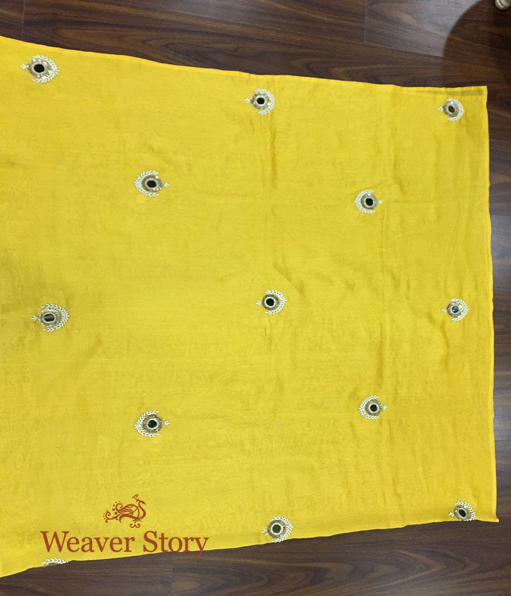 Handloom_Yellow_Chanderi_Dupatta_with_Zardozi_Work_WeaverStory_06