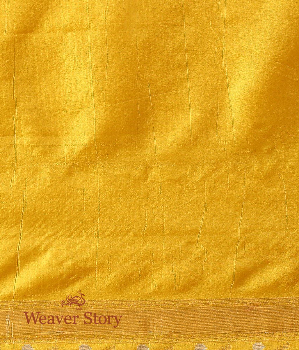 Handwoven_Yellow_Cutwork_Banarasi_Saree_with_Cutwork_Jamdani_Weave_WeaverStory_05