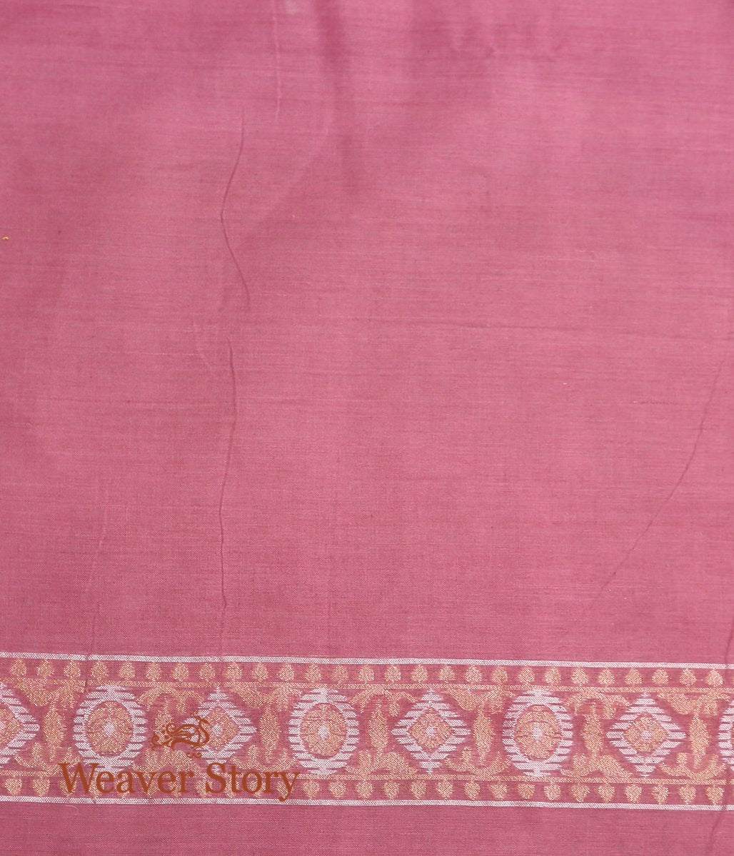 Handwoven_Rose_Pink_Banarasi_Cotton_Jamdani_Saree_WeaverStory_05
