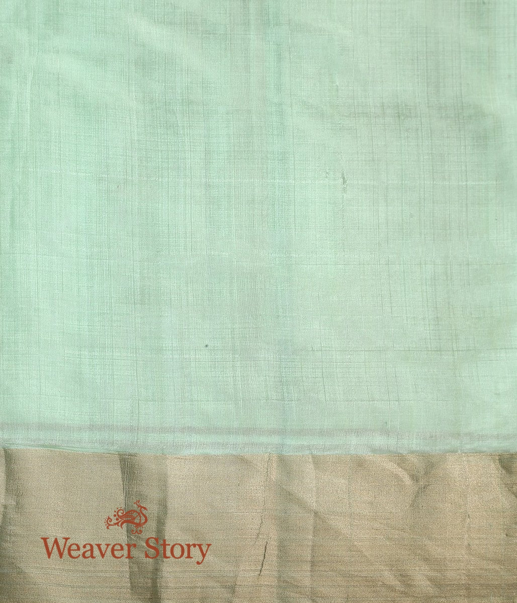 Handwoven_Sea_Green_Meenakari_Booti_Saree_WeaverStory_05