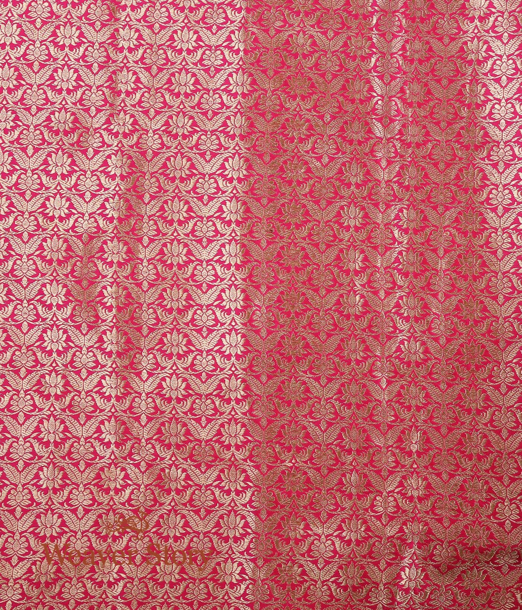 Handloom_Pink_Kadhwa_Banarasi_Lehenga_with_Meenakari_WeaverStory_06