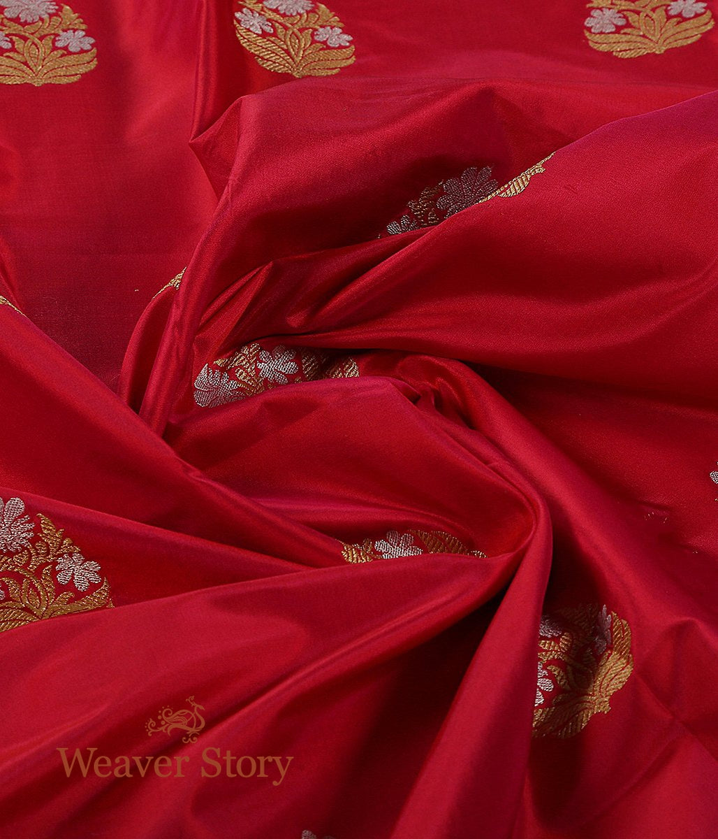 Handloom_Pink_Kadhwa_Booti_Fabric_WeaverStory_06