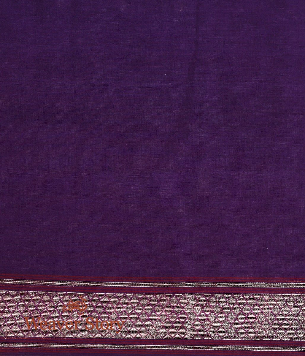 Handwoven_Purple_Cotton_Jamdani_Saree_WeaverStory_05