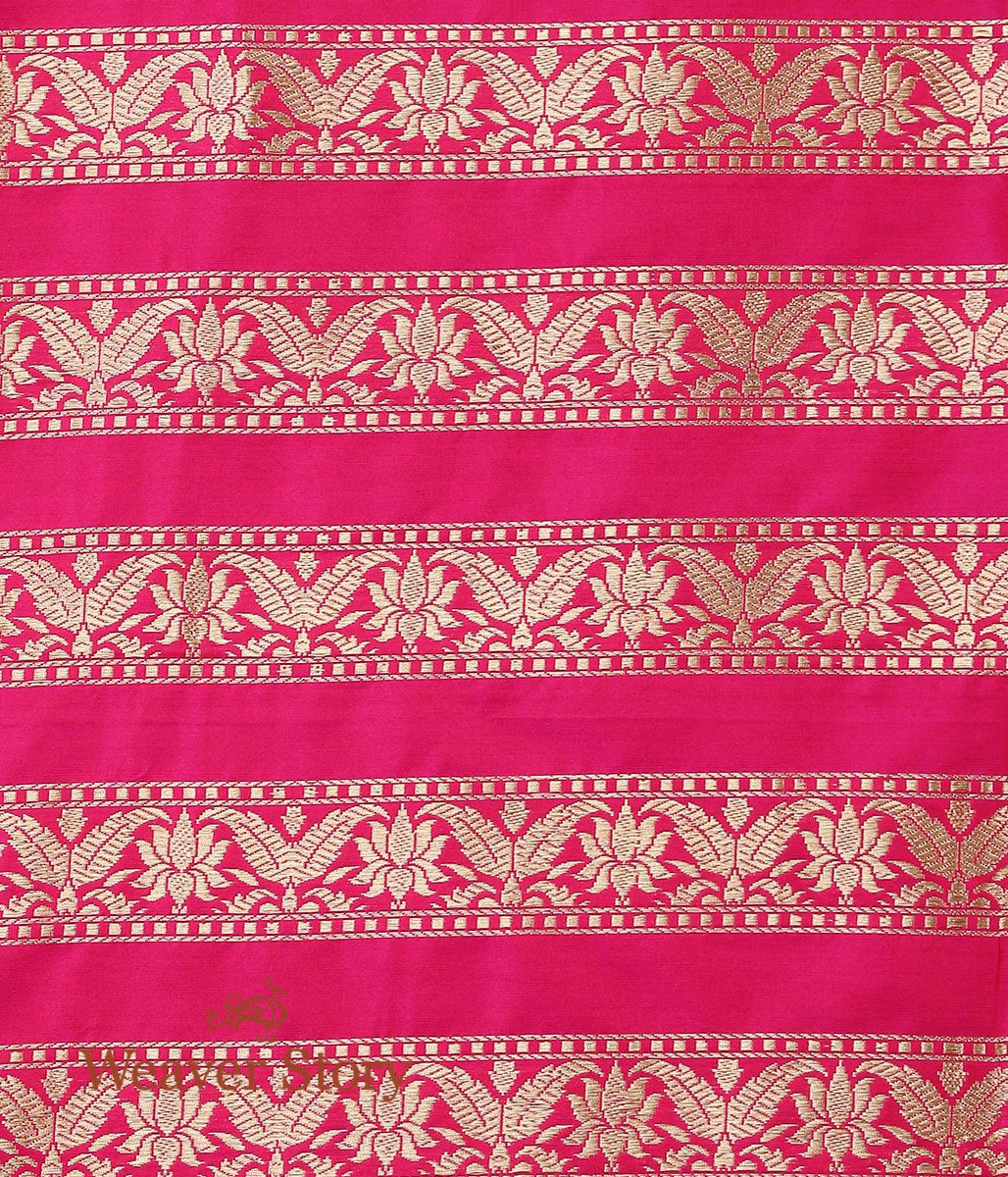 Handloom_Pink_Kadhwa_Banarasi_Lehenga_with_Meenakari_WeaverStory_07