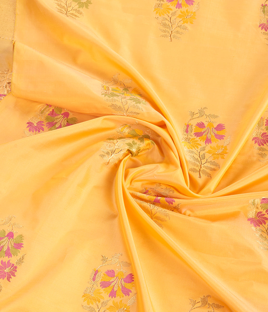 Suit_Set_-_Handwoven_Peach_and_Yellow_Dual_Tone_Kurta_Set_WeaverStory_07