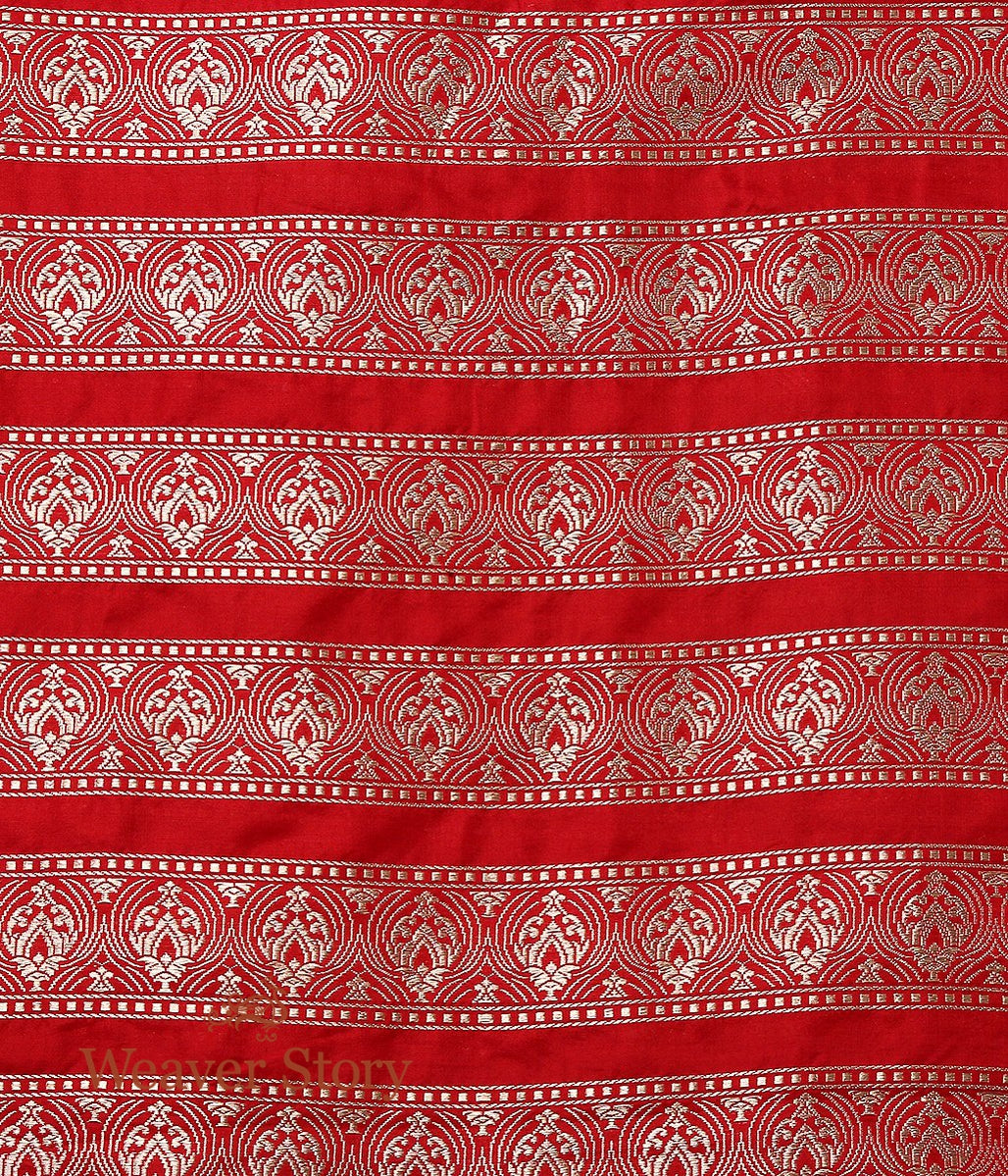 Handloom_Red_18_Kali_Banarasi_Silk_Lehenga_with_Meenakari_WeaverStory_07