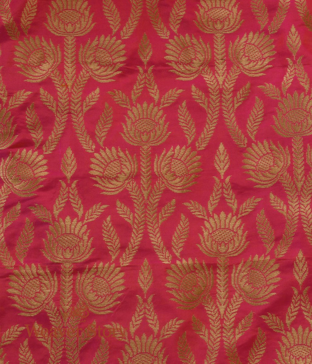 Handloom_Pink_Orange_Dual_Tone_Cutwork_Banarasi_Lehenga_WeaverStory_07