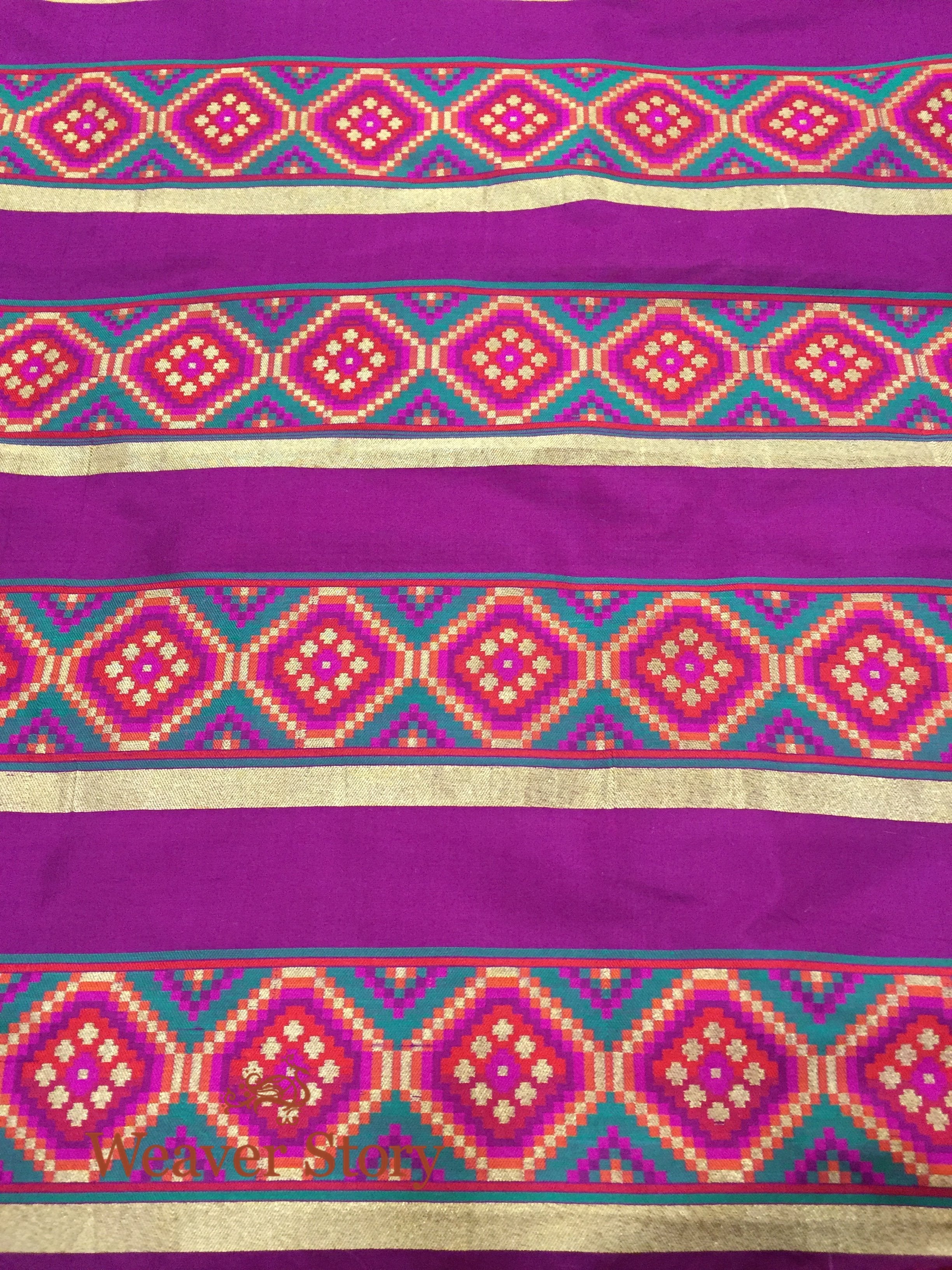 Handloom_Pure_Silk_Purple_Patola_Cutwork_Banarasi_Lehenga_WeaverStory_07