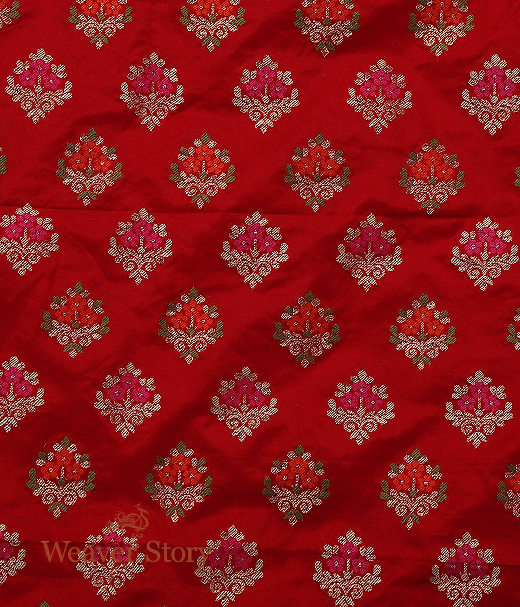 Handwoven_Banarasi_Red_with_Meenakari_Silk_WeaverStory_07