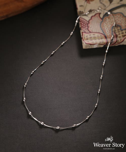 Zayyana_chain_Necklace_Handcrafted_In_Pure_Silver_WeaverStory_01