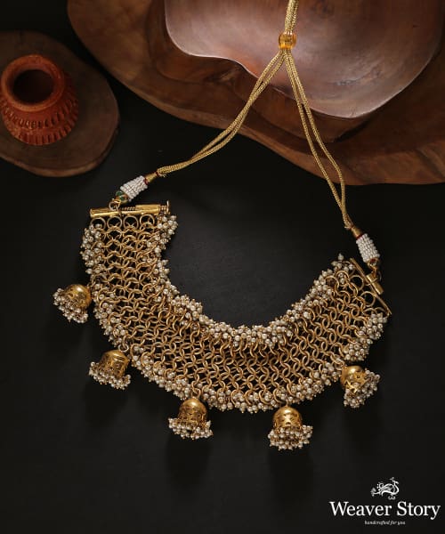 Malak_Necklace_With_Beads_Handcrafted_In_Pure_Silver_WeaverStory_01