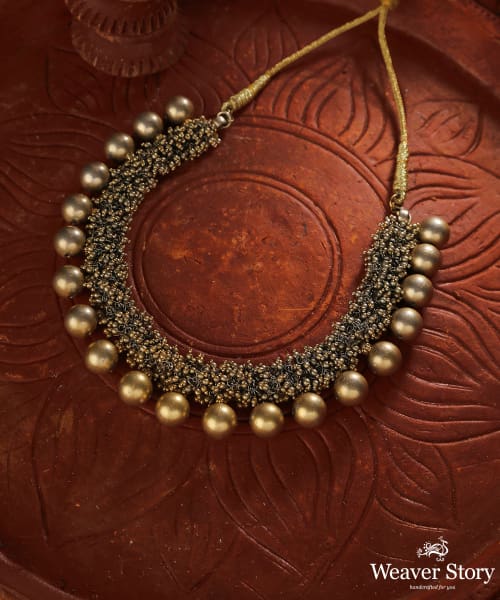 Kiraz_Necklace_Set_With_Beads_Handcrafted_In_Pure_Silver_WeaverStory_01