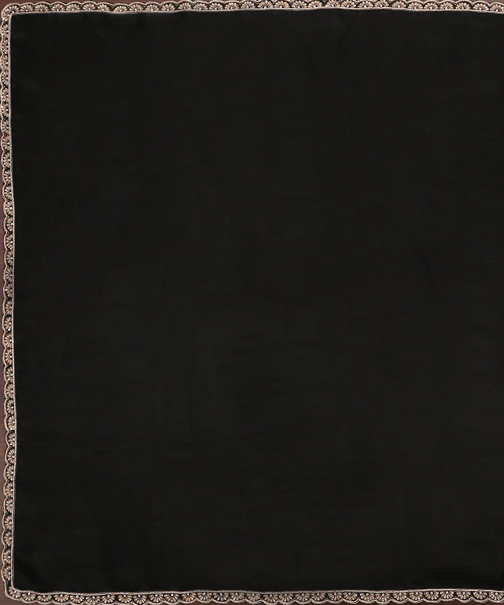 Black_Handloom_Pure_Organza_Dupatta_With_Hand_Embroidered_Zardozi_Scalloped_Border_WeaverStory_02