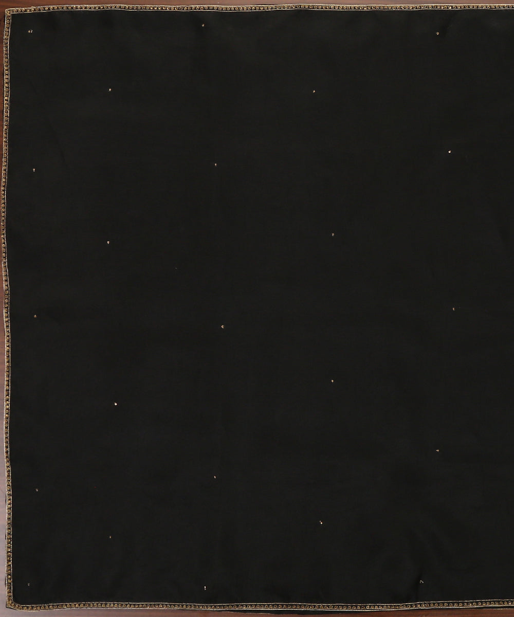 Black_Handloom_Pure_Organza_Dupatta_With_Hand_Embroidered_Aari_And_Sequins_Work_WeaverStory_02