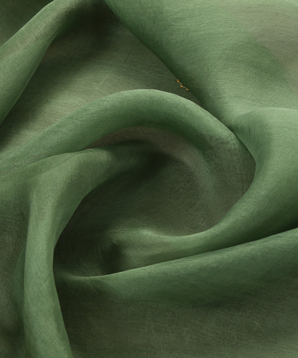 Sage_Green_Handloom_Pure_Organza_Dupatta_With_Kiran_Border_WeaverStory_05