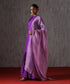 Lavender_Handloom_Lace_Panelled_Pure_Organza_Dupatta_With_Hand_Embroidered_Zari_Motifs_WeaverStory_01