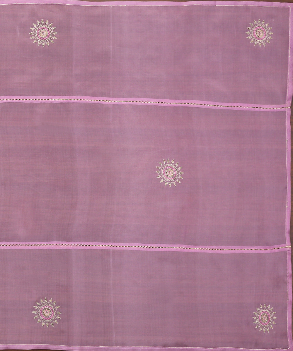 Lavender_Handloom_Lace_Panelled_Pure_Organza_Dupatta_With_Hand_Embroidered_Zari_Motifs_WeaverStory_02