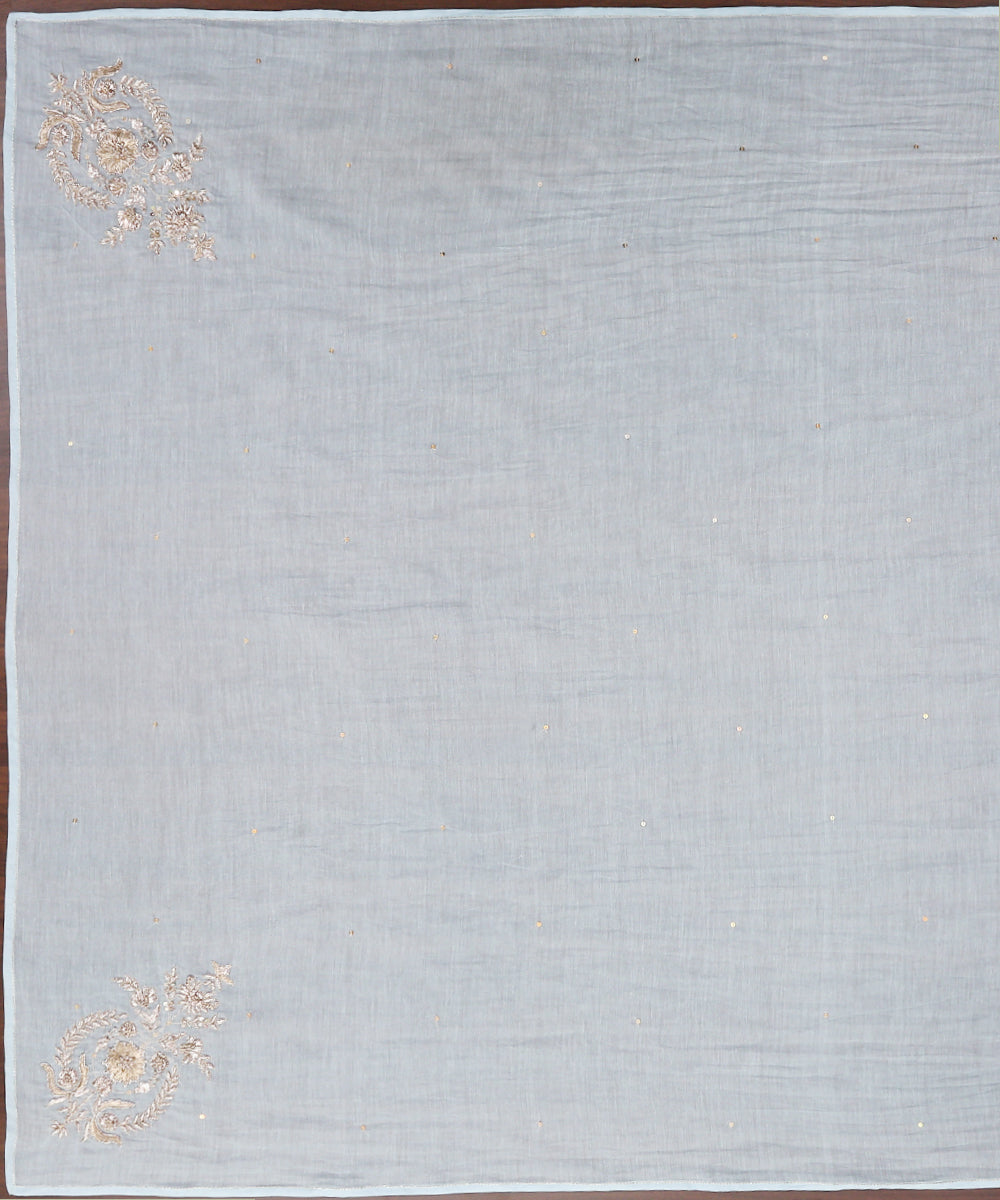 Ice_Blue_Handloom_Pure_Chanderi_Dupatta_With_Embroidered_Zardozi_Motifs_WeaverStory_02