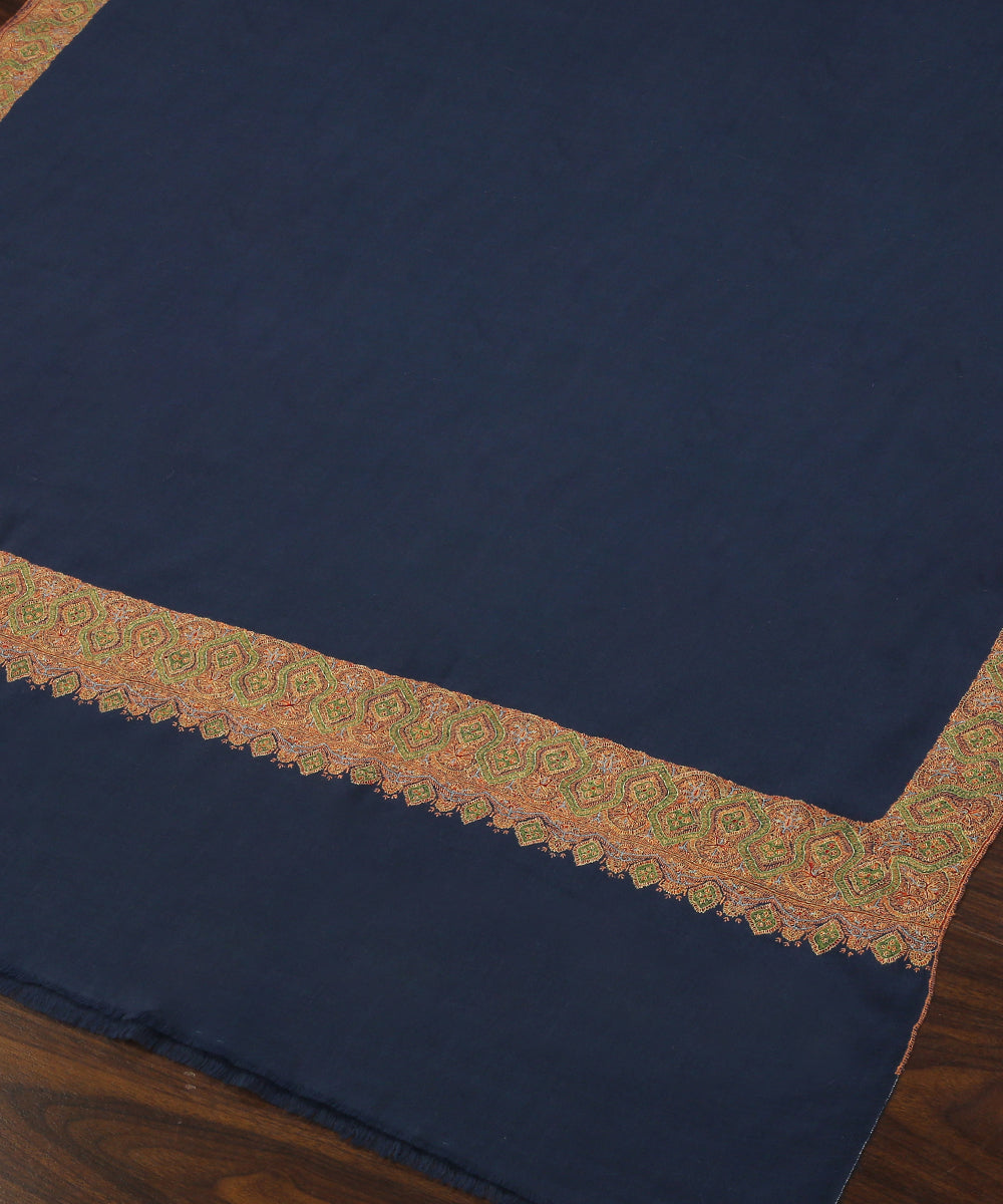 Handwoven_Blue_Pure_Pashmina_Shawl_With_Sozni_Kari_Border_WeaverStory_04