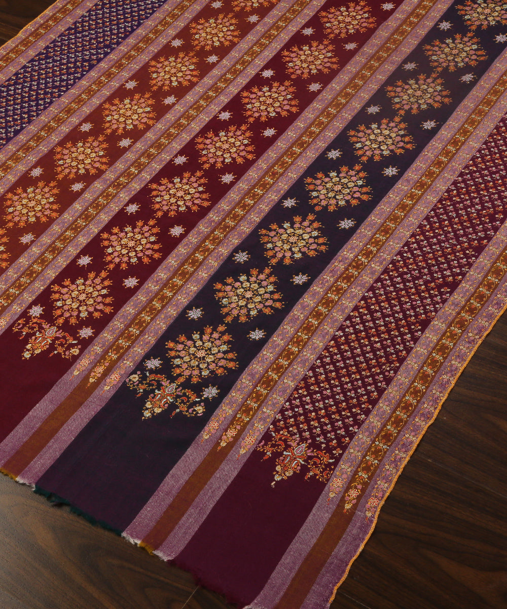 Wine_And_Purple_Handwoven_Striped_Pure_Pashmina_Shawl_With_Sozni_Kari_Embroidery_WeaverStory_05