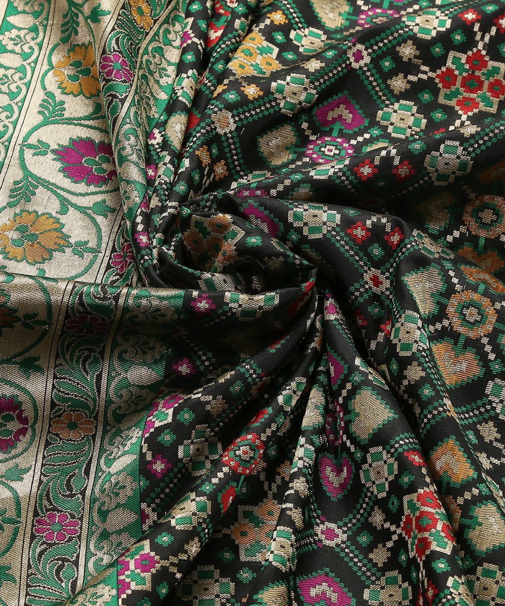Black_Handloom_Meenakari_Patola_Dupatta_WeaverStory_05