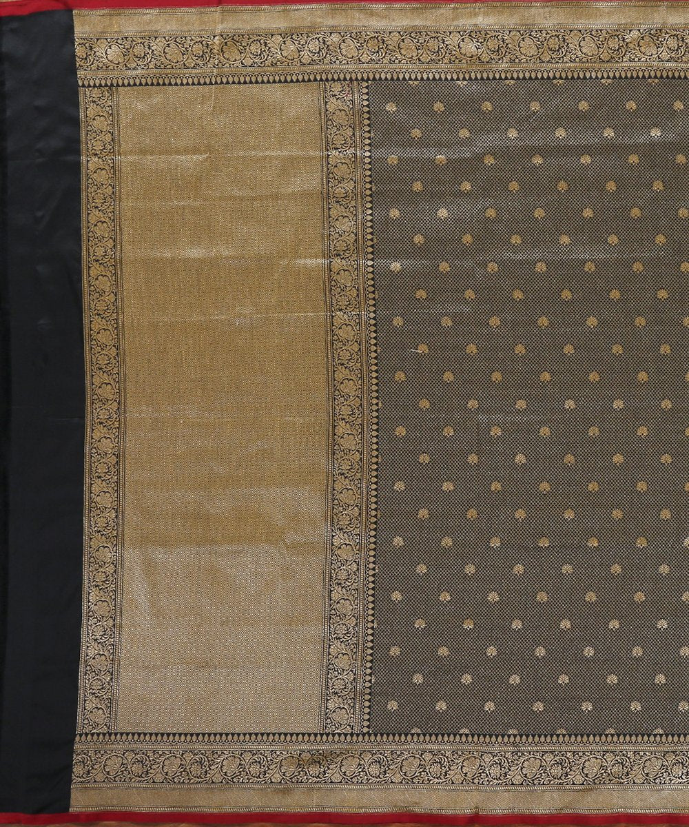 Black_Handloom_Zari_Tanchoi_Banarasi_Dupatta_WeaverStory_02