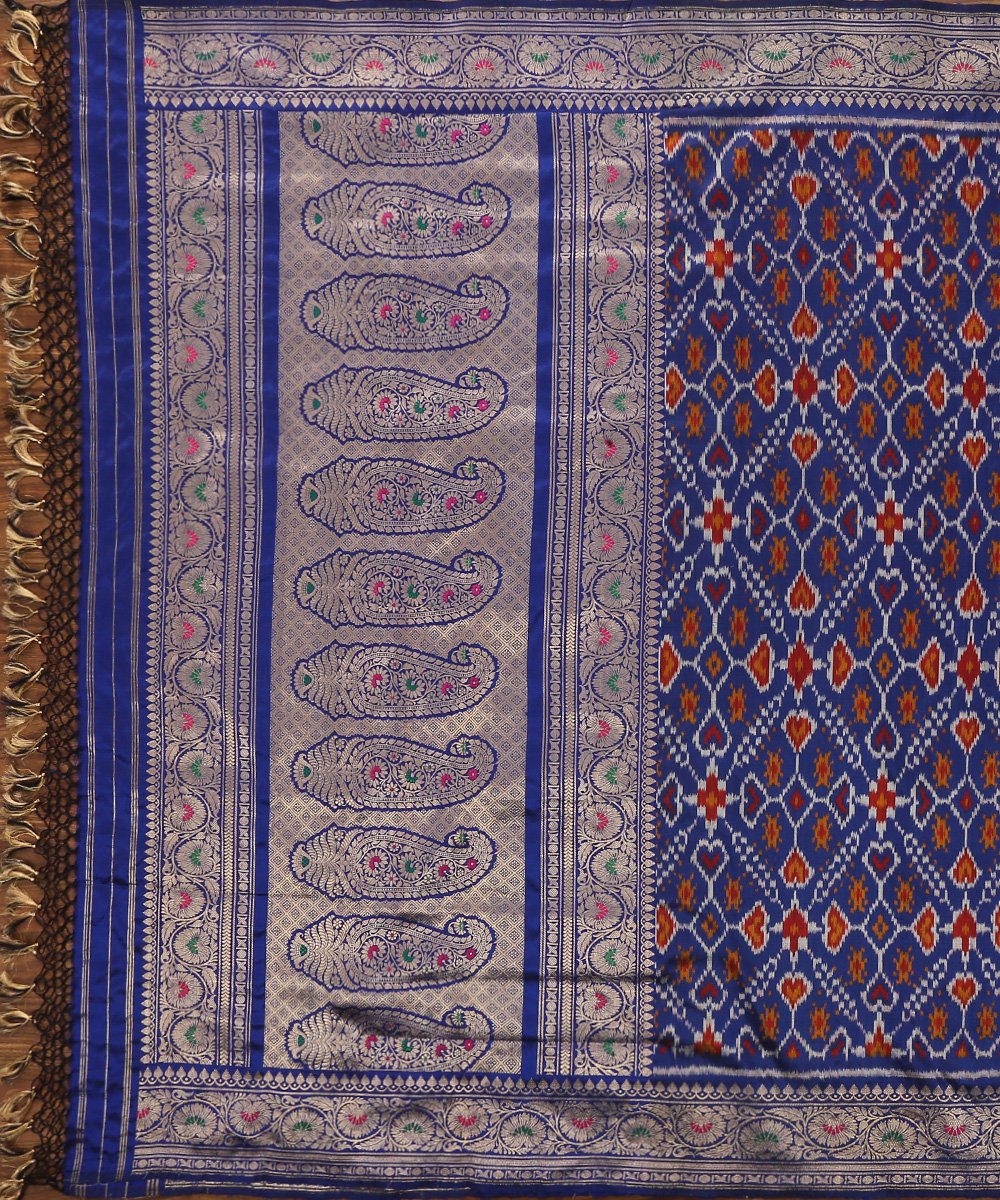 Blue_Handloom_Pure_Silk_Ashawali_Patola_Dupatta_with_Meenakari_Border_and_Pallu_WeaverStory_02