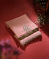 Pink Handloom Chanderi Silk Dupatta With Gota Patti And Organza Border
