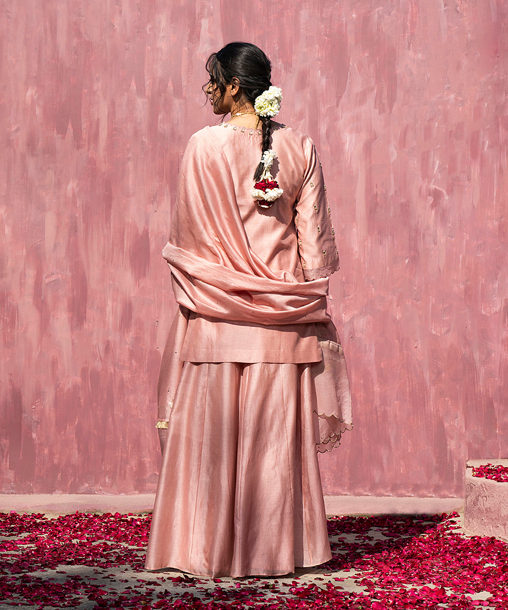 Pink_Handloom_Chanderi_Silk_Gota_Patti_Scalloped_Sharara_Set_With_Dupatta_WeaverStory_05
