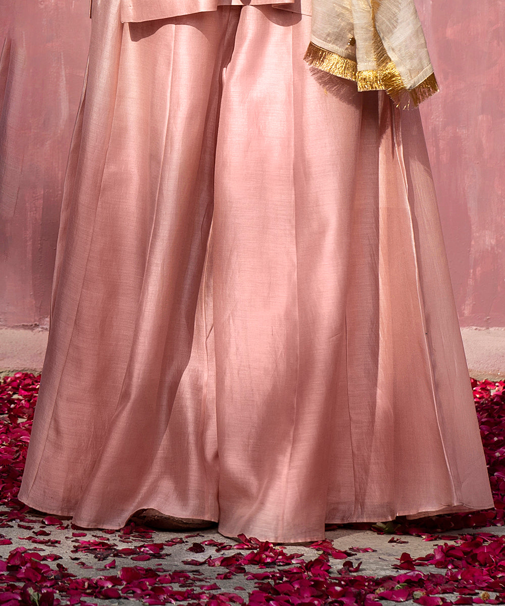 Handloom_Pink_Chanderi_Silk_Gota_Patti_Scalloped_Sharara_Set_With_Dupatta_WeaverStory_07