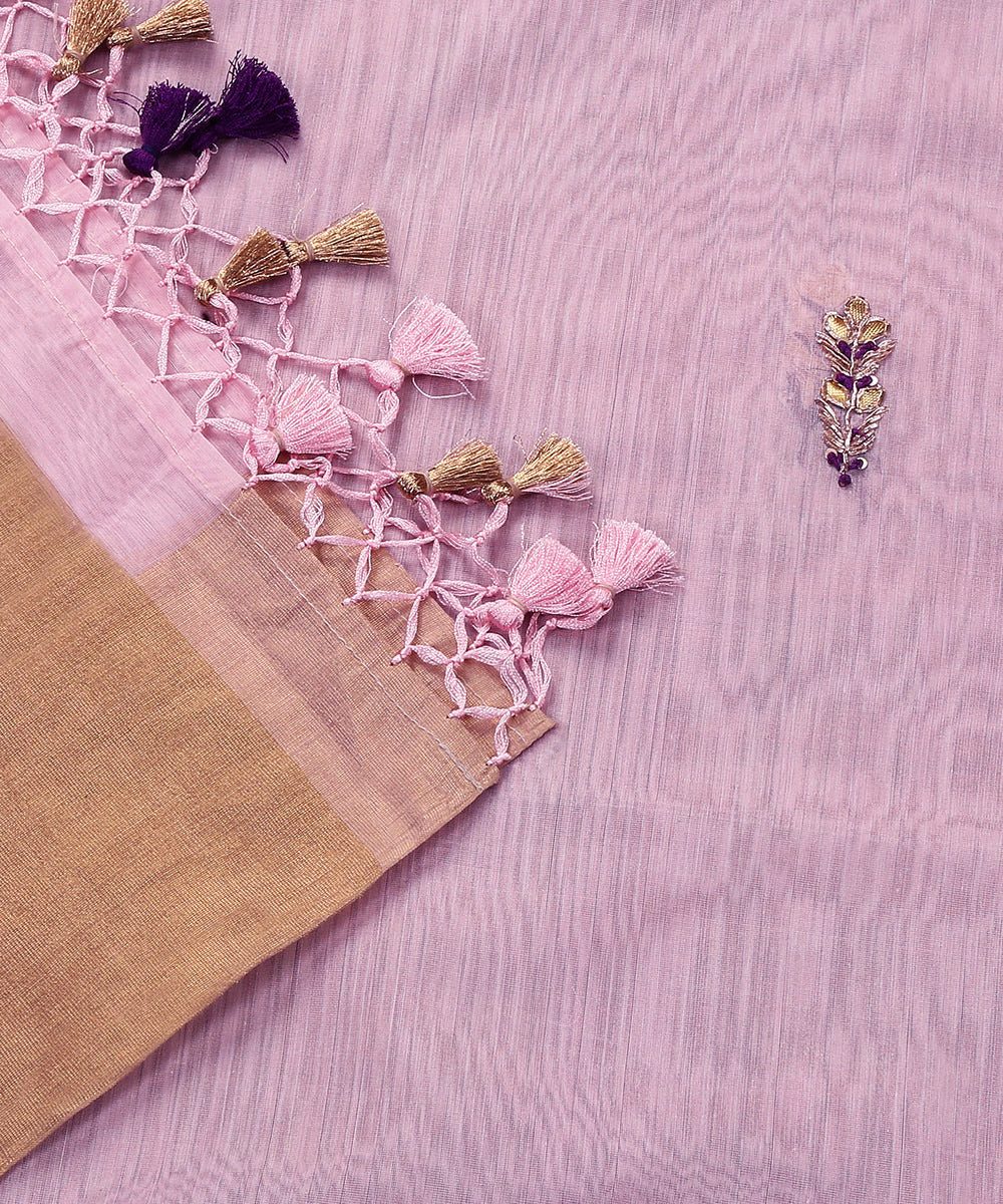 Pink_Hand_embroidered_Chanderi_Silk_Dupatta_with_Small_Zardozi_Booti_WeaverStory_04