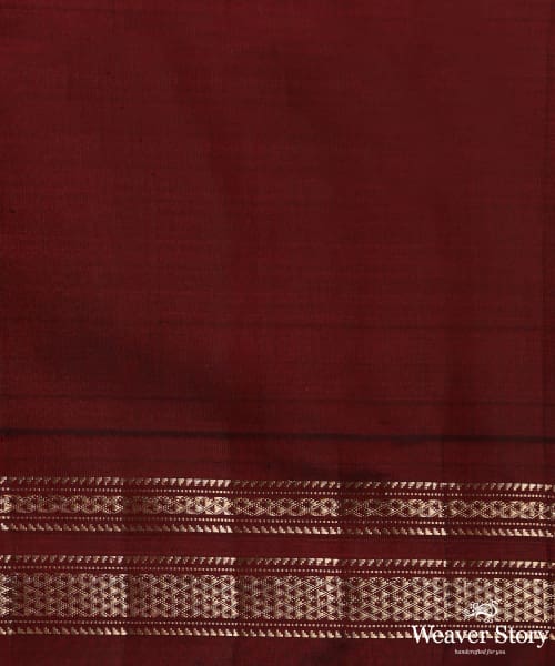 Pure_Black_Mulberry_Silk_Chandrakala_Saree_With_Gold_And_Silver_Zari_Border_WeaverStory_06