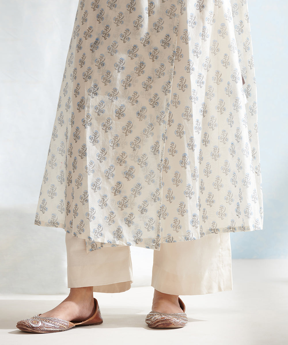 White_Handloom_Angrakha_Chanderi_Kurta_Set_with_Pants_And_Block_Printed_Dupatta_WeaverStory_06