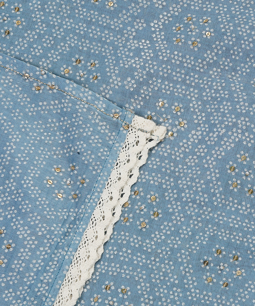 Blue_Handloom_Chanderi_Dupatta_With_Handblocked_Geometric_Floral_Motifs_WeaverStory_04
