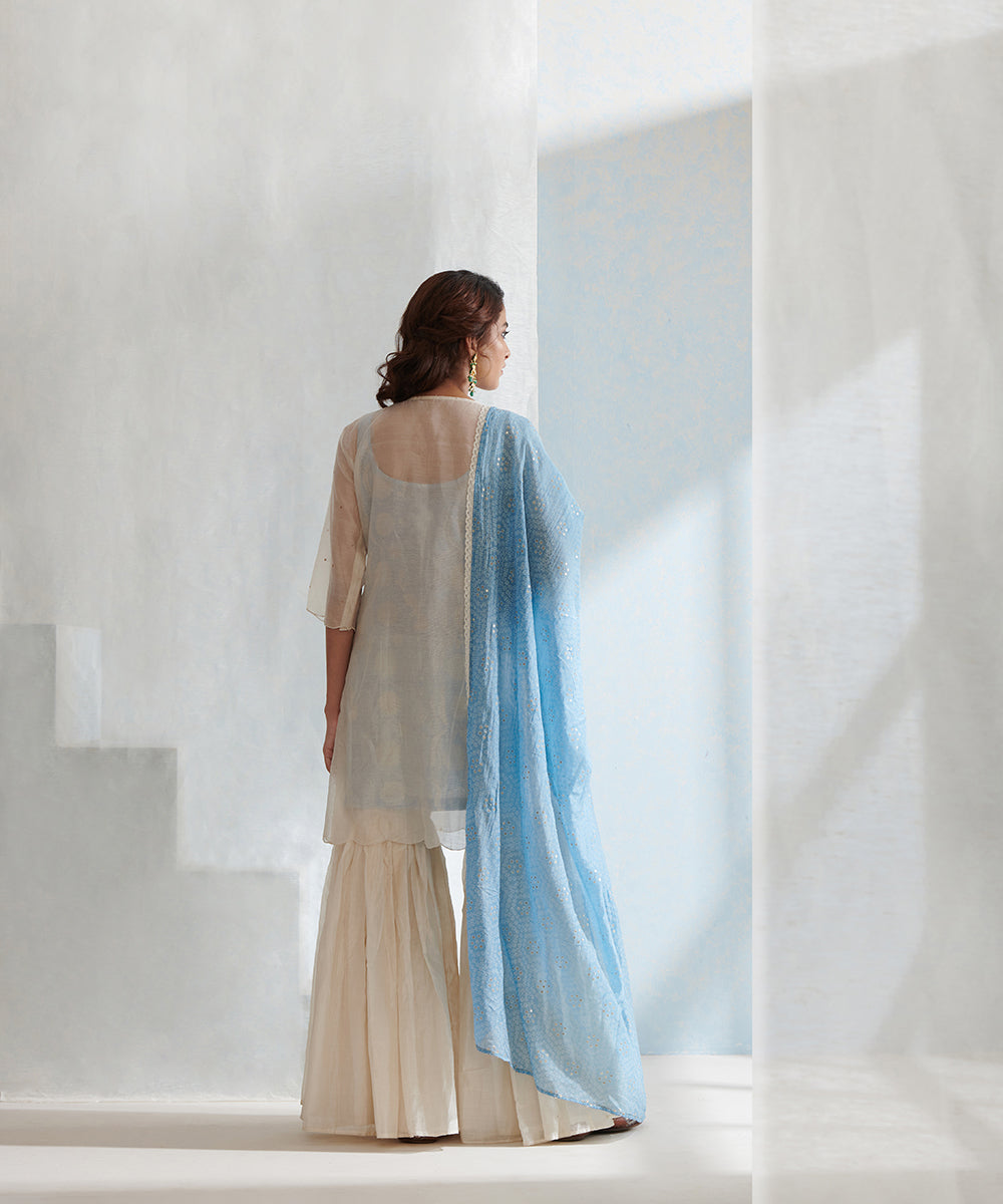 Handloom_White_Scalloped_Kurta_Set_with_Sharara_And_Block_Printed_Dupatta_WeaverStory_05