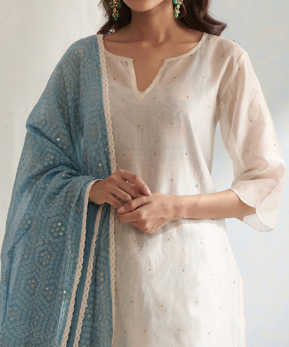 Handloom_White_Scalloped_Kurta_Set_with_Sharara_And_Block_Printed_Dupatta_WeaverStory_06