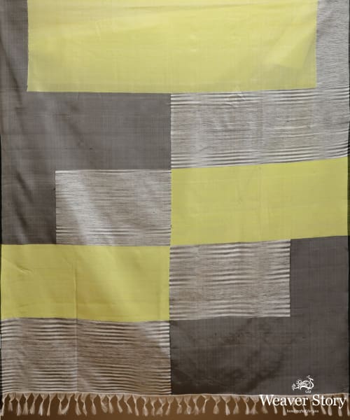 Green_And_Grey_Silk_Cotton_Saree_Woven_In_Contenporary_Style_WeaverStory_05