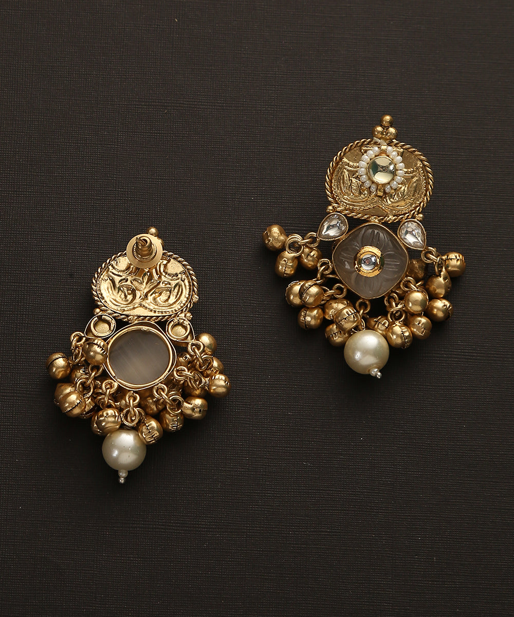 Chaitri_Handcrafted_Earrings_With_Pearls_And_Stones_WeaverStory_03