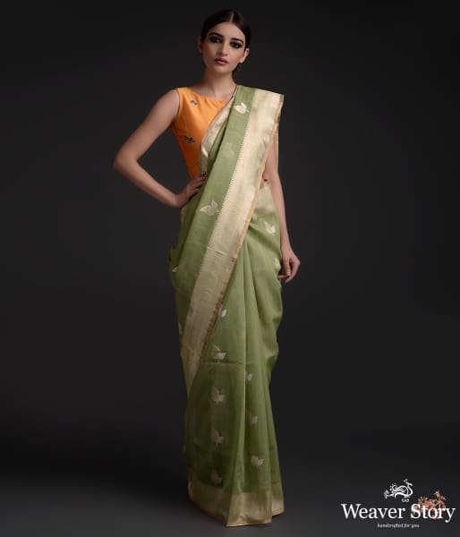 Handwoven_pure_cotton_jamdani_weave_saree_WeaverStory_02