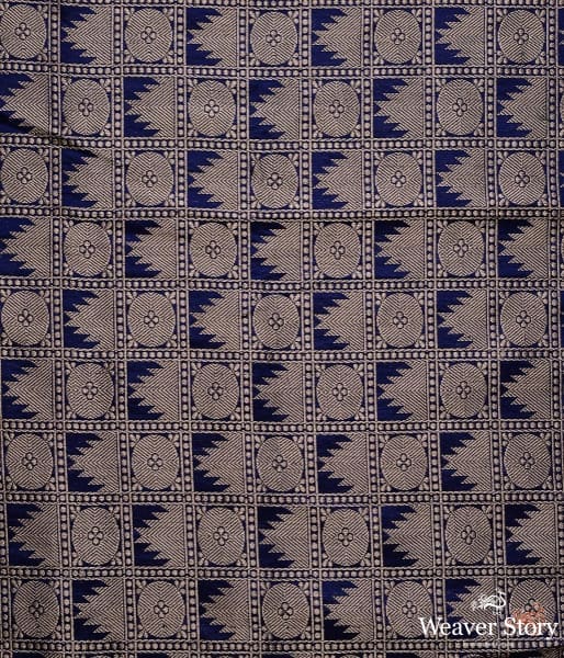 Blue_black_tanchoi_silver_diagonal_weave_WeaverStory_05