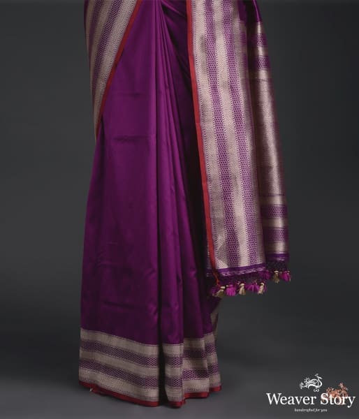 Handwoven_banarasi_tanchoi_saree_in_Purple_WeaverStory_04