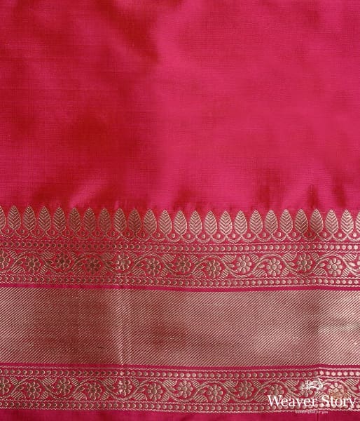 Handwoven_Banarasi_saree_with_checks_and_zari_base_WeaverStory_05